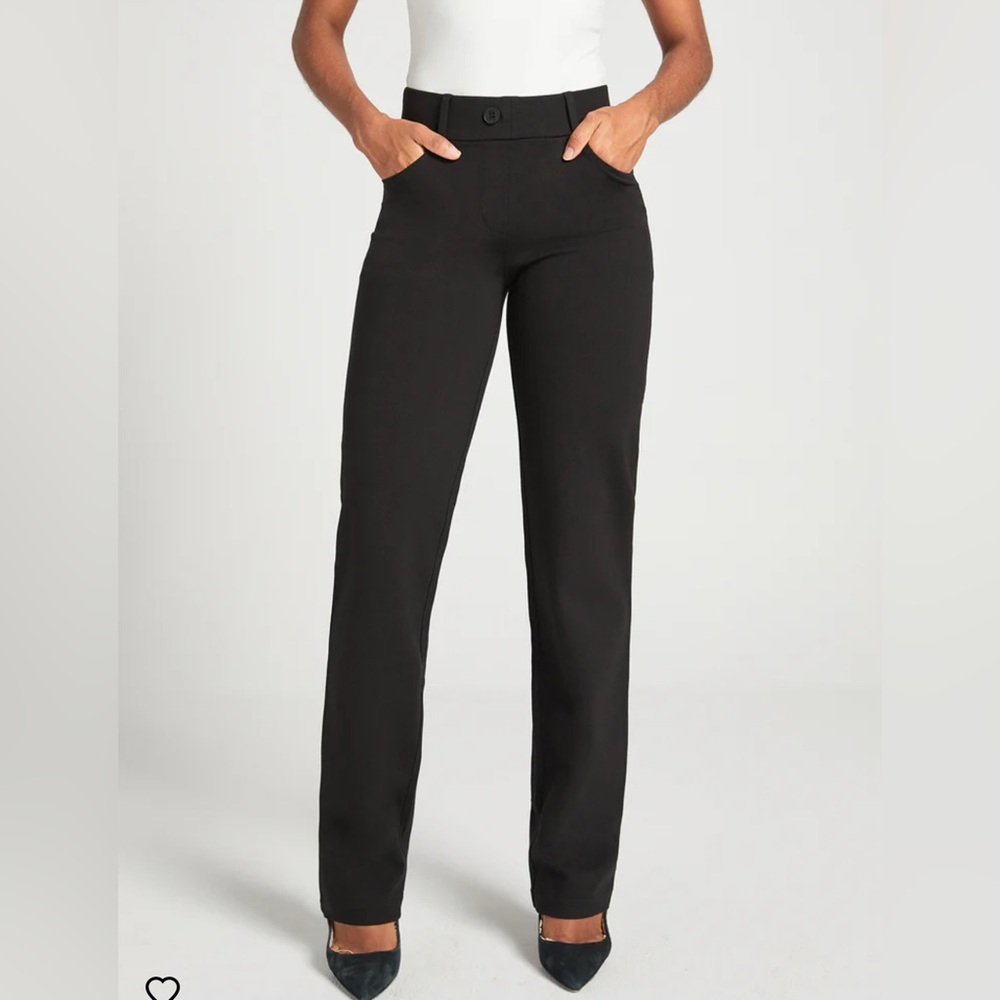 Betabrand 7 Pocket Dress Pant Yoga Pant Straight